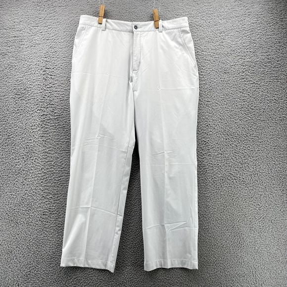 Nike Pants Adult 35x28 White ADV Golf Performance Dri-Fit Chino Breathable Men's - Picture 1 of 13